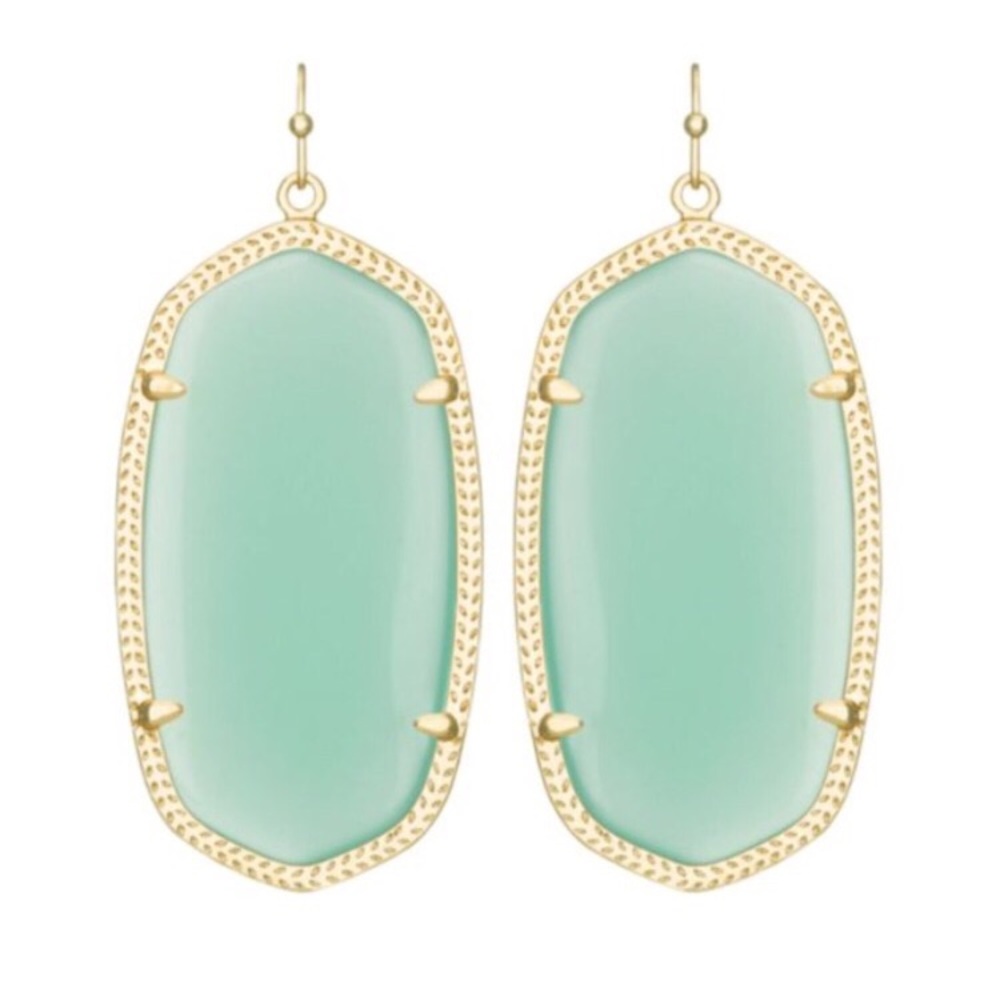 Kendra Scott chalcedony translucent green